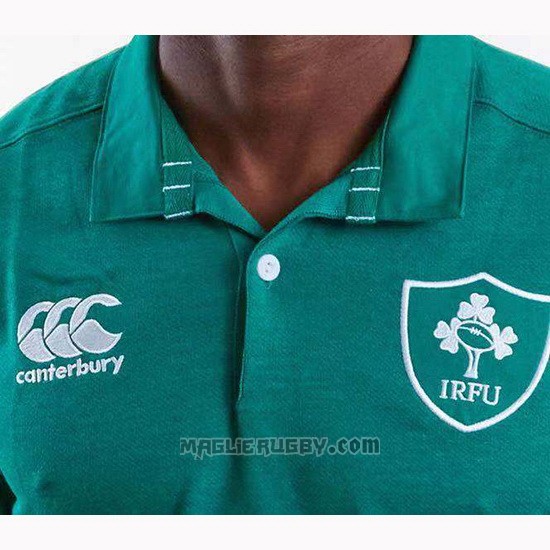 WH Maglia Polo Irlanda Rugby 2019 Verde